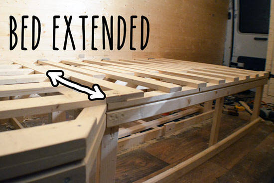 Bed extended