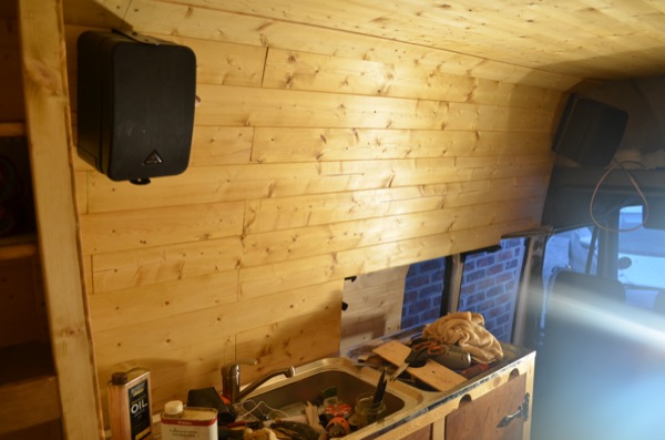 The colour gets dark very quickly. This is 4 coats of antique pine danish oil and thats where i'll leave it