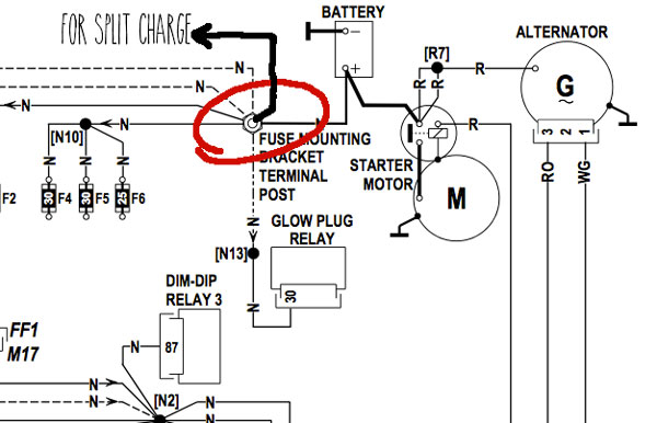 alternator-split-charge-connection