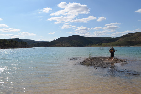 I jumped out the van and started recording, then Ross played guitar over it. See the video