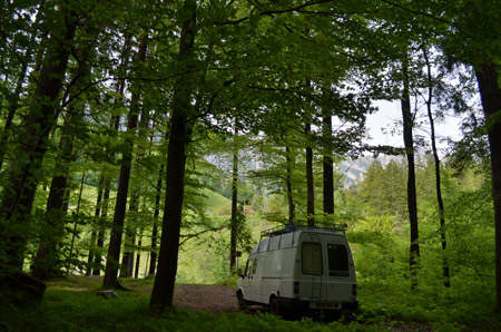 On my first night in Austria I had just found my spot of the month! Itβs perfect