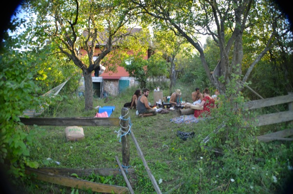 8/8/14 -- A couple of days on Adam’s off-grid farm. So much nice food cooked on the open fire.