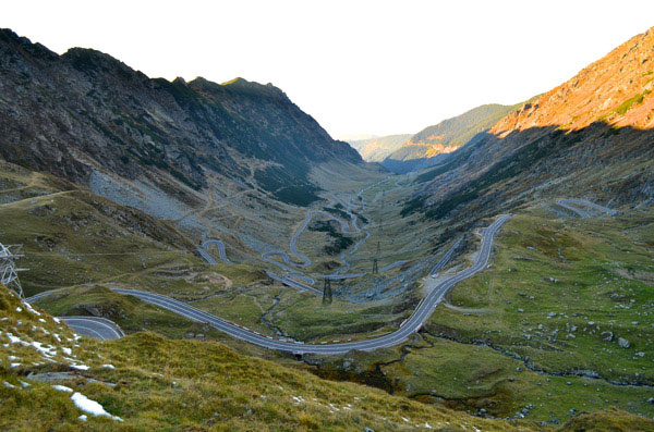 Looking down at the southside ascent. This is the crazy twisty turny part of the road which everyone talks about. It is about 25km