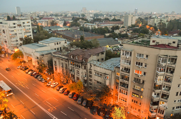 Orange lights and concrete. Reminds me of the suburbs of Sheffield.