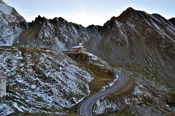 View from the weather station at the top, looking south west.