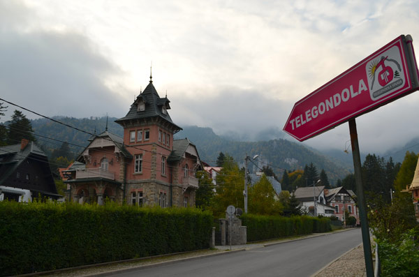 I went to the village of Sinaia. Itβs a good village for access to the Bucegi Mountains. Thereβs a cable car to the top. I started walking up the hill to Hotel Cota 1400. There are numerous hiking routes coming off this road. This is all bear land.