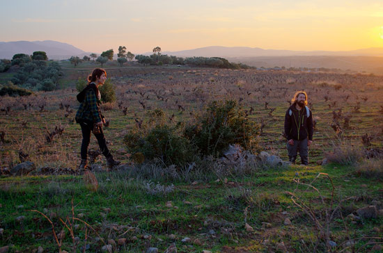 Fernanda and Christian walking to the land. There’s a lot of space to be free-range here. There’re plans to have self-sustainable community on the 5000m2 of land