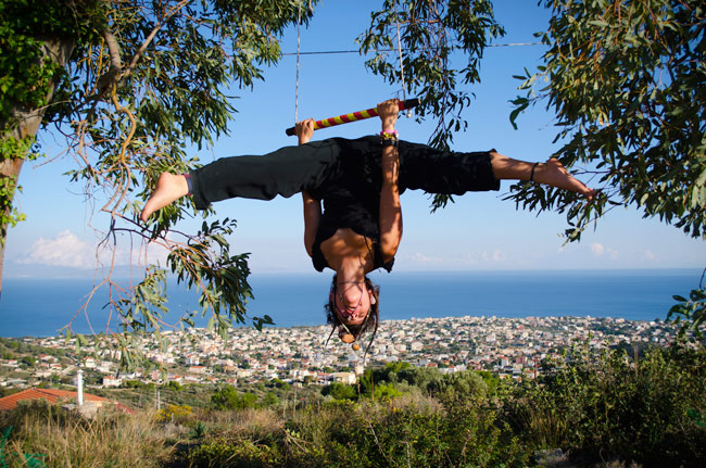 If you want to make a trapeze, make a trapeze. Pretty much how it goes