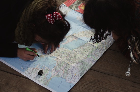 Make it up as you go along! There are some pretty good journeys going on here