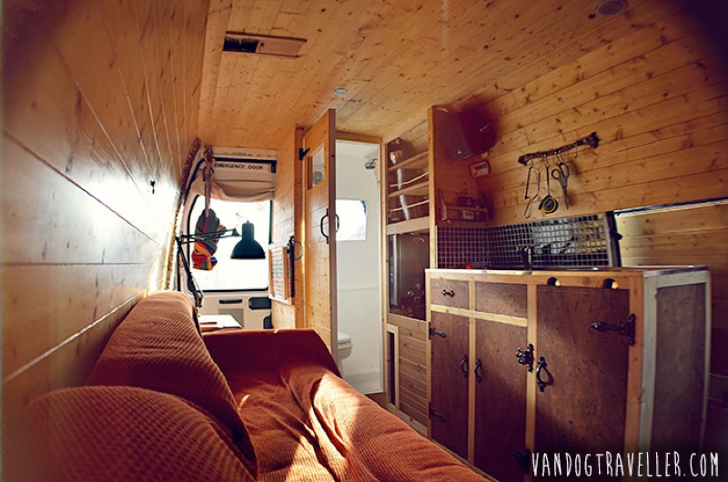 Inside my DIY van conversion