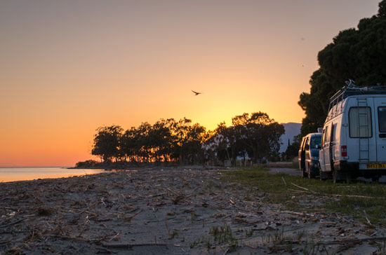 We camped here for the night. By the bridge. Really nice spot. A bird flew past
