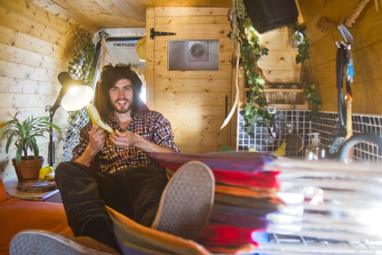 We were neighbours for the day so we went back to mine...