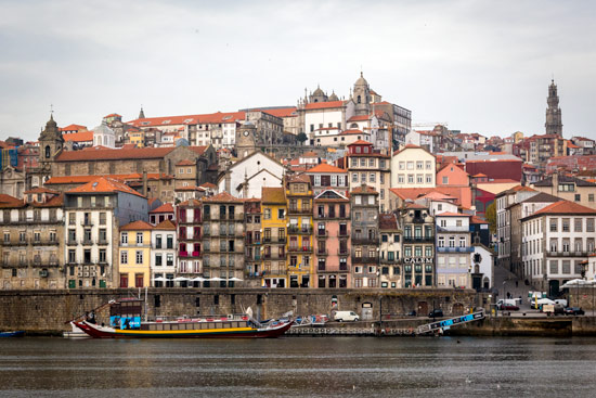 Porto-portugal-by-van-river-buildings