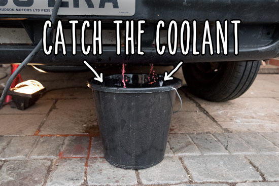 change-engine-coolant-drain