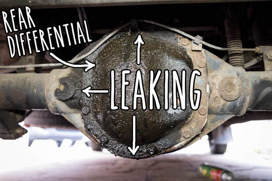rear-differential-leak-repair-leaking