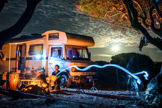 Morocco-by-campervan-sidi-kaouki-beach-night-music