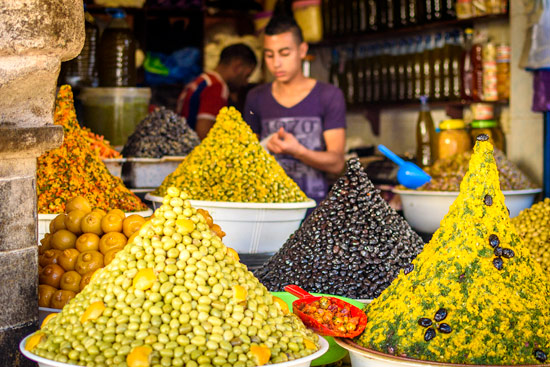 morocco-essaouira-campervan-olives-food-market