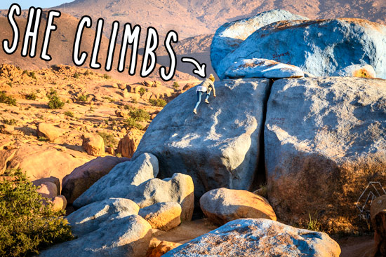 blue-rocks-tafraoute-morocco-by-campervan-climbing