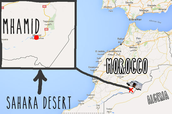 morocco-by-campervan-sahara-desert-map-mhamid