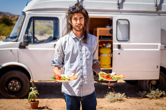 vanlife-leah-shann-in-morocco-breakfast-vandog-mike-hudson
