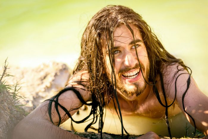 bathing in hot springs Italy