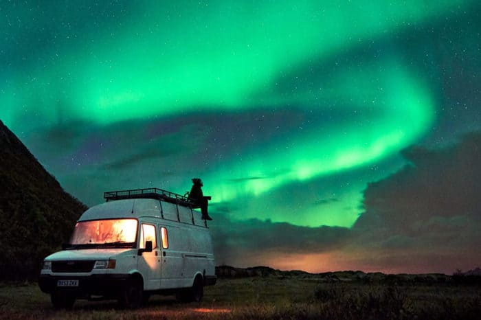 Travelling Norway by campervan – watching the Northern Lights