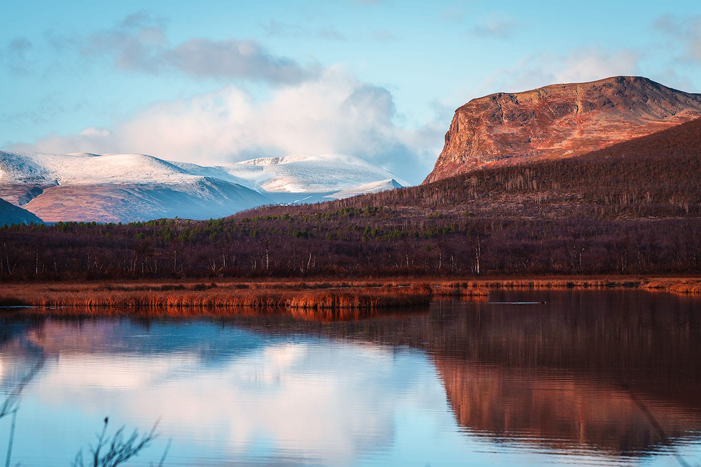 Kebnekaise Mountain View in Sweden
