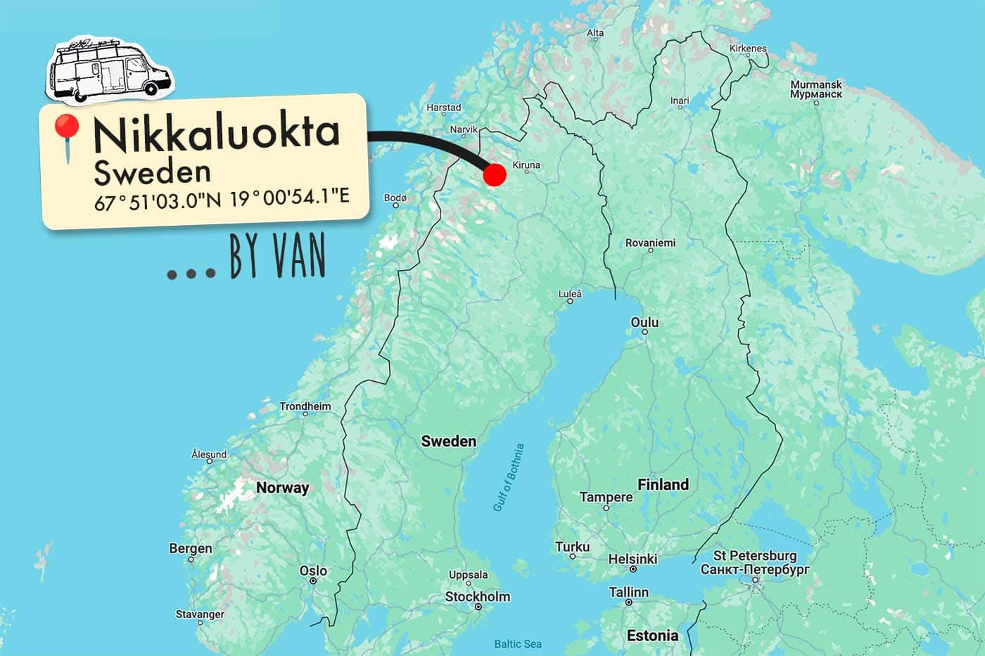 Nikkaluokta location on map