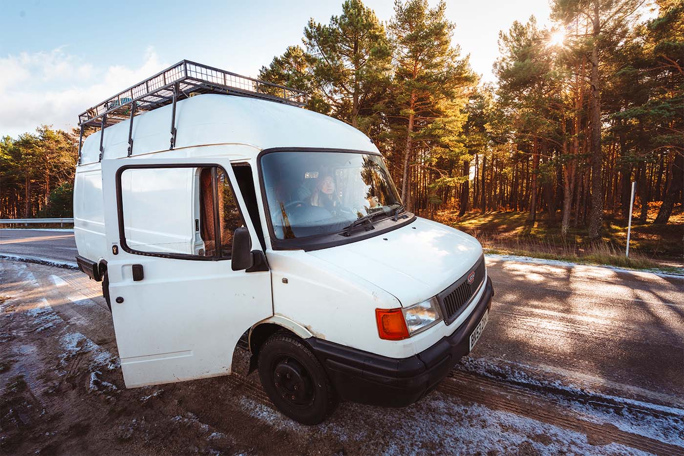 campervan driving on Spains mountain roads