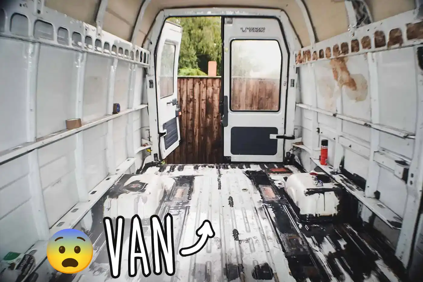 Van before the conversion